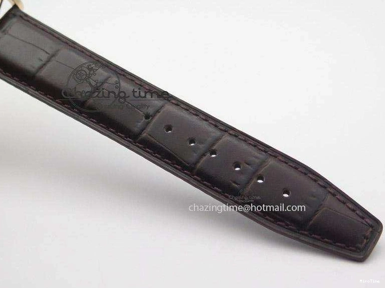 MIROTIME 0406 Modern Portofino SCHAFFHAUSEN RG MKF 1:1 V2 Best Edition White Dial On Brown Leather Strap A 7344